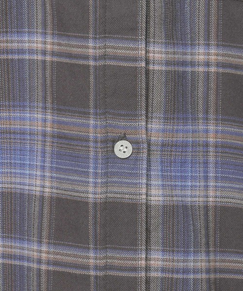 BAYFLOW（ベイフロー）の「Feels FLOWチェックシャツ（シャツ/ブラウス・レディース・イエロー/チャコールグレー/オフホワイト/オレンジ・FREE）」の21枚目の写真