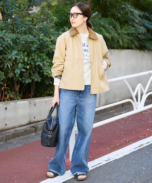 SLOBE IENA（スローブイエナ）の「《セットアップ対応可》Clubロゴスウェット（スウェット・レディース・ネイビー/アイボリー・FREE）」の3枚目の写真