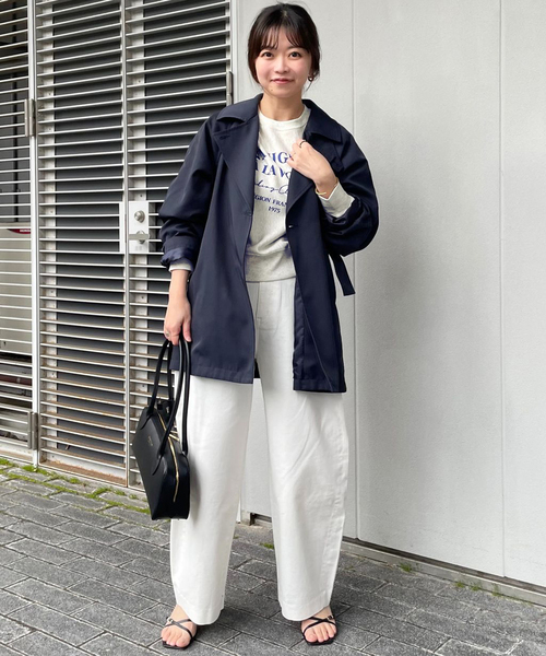 SLOBE IENA（スローブイエナ）の「《セットアップ対応可》Clubロゴスウェット（スウェット・レディース・ネイビー/アイボリー・FREE）」の8枚目の写真