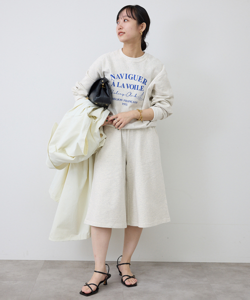 SLOBE IENA（スローブイエナ）の「《セットアップ対応可》Clubロゴスウェット（スウェット・レディース・ネイビー/アイボリー・FREE）」の13枚目の写真