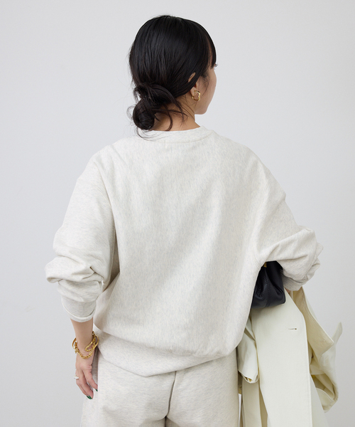 SLOBE IENA（スローブイエナ）の「《セットアップ対応可》Clubロゴスウェット（スウェット・レディース・ネイビー/アイボリー・FREE）」の17枚目の写真