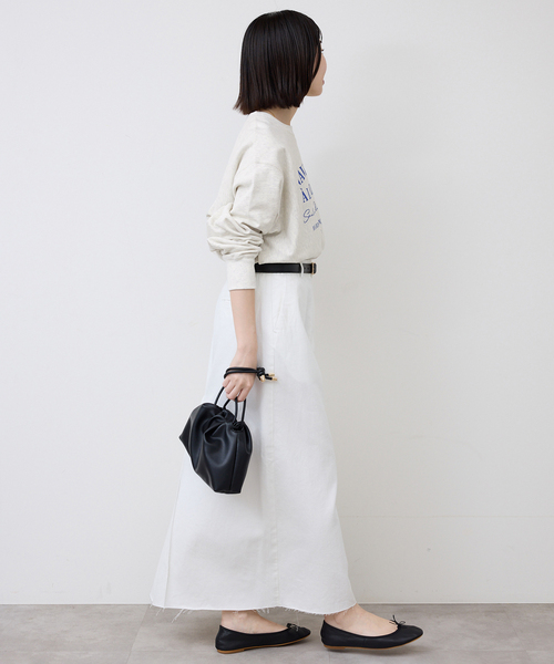 SLOBE IENA（スローブイエナ）の「《セットアップ対応可》Clubロゴスウェット（スウェット・レディース・ネイビー/アイボリー・FREE）」の20枚目の写真