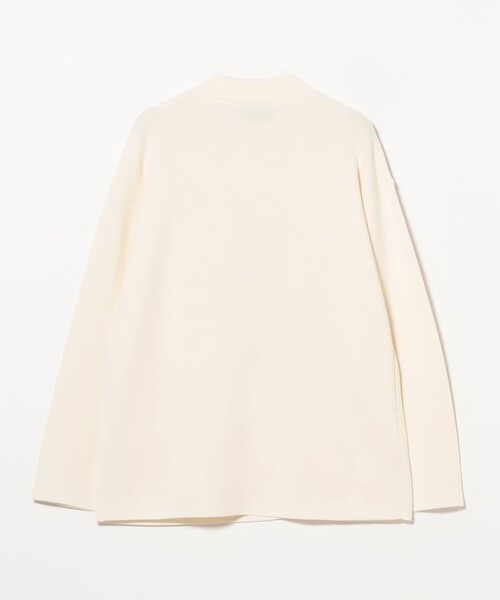 EFFE BEAMS（エッフェビームス）の「three dots / ニット ダブル ジャケット［手洗い可］（テーラードジャケット・レディース・オフホワイト/ネイビー・ONE SIZE）」の7枚目の写真