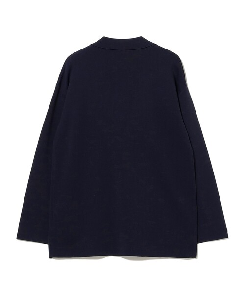 EFFE BEAMS（エッフェビームス）の「three dots / ニット ダブル ジャケット［手洗い可］（テーラードジャケット・レディース・オフホワイト/ネイビー・ONE SIZE）」の11枚目の写真