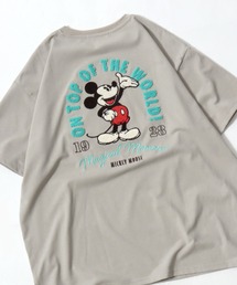 Disney(ディズニー)キャラクター サガラ刺繍Tシャツ/ビッグシルエット半袖 レディース ユニセックス