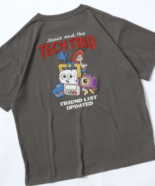 Disney（ディズニー）キャラクター サガラ刺繍Tシャツ/ビッグ