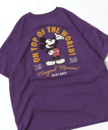 Disney(ディズニー)キャラクター サガラ刺繍Tシャツ/ビッグシルエット半袖 レディース ユニセックス
