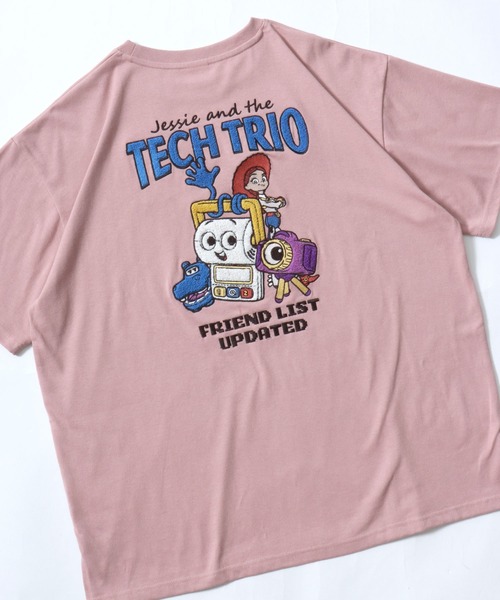 Disney(ディズニー)の「Disney(ディズニー)キャラクター サガラ刺繍Tシャツ/ビッグシルエット半袖 レディース ユニセックス(Tシャツ/カットソー・レディース・グリーン/ブルー/アッシュグレー/ブラック/ネイビー系2/オレンジ系その他/オフホワイト/クリーム/グレー系その他2/グリーン系その他/モカ/ネイビー/イエロー/パープル/ベージュ/スミクロ/オレンジ/ライトピンク/グレー系その他/ライム/カーキ/グレー系その他3/ブラック系その他/ピンク系その他・L/M)」の21枚目の写真