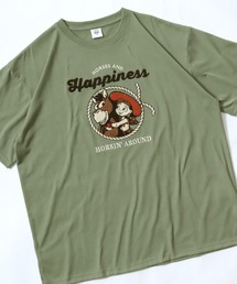 Disney（ディズニー）キャラクター サガラ刺繍Tシャツ/ビッグシルエット半袖 レディース ユニセックス