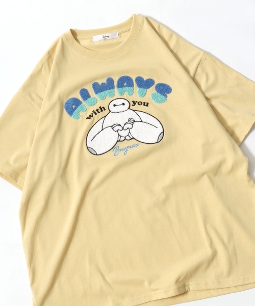Disney(ディズニー)の「Disney(ディズニー)キャラクター サガラ刺繍Tシャツ/ビッグシルエット半袖 レディース ユニセックス(Tシャツ/カットソー・レディース・グリーン/ブルー/アッシュグレー/ブラック/ネイビー系2/オレンジ系その他/オフホワイト/クリーム/グレー系その他2/グリーン系その他/モカ/ネイビー/イエロー/パープル/ベージュ/スミクロ/オレンジ/ライトピンク/グレー系その他/ライム/カーキ/グレー系その他3/ブラック系その他/ピンク系その他・L/M)」の20枚目の写真