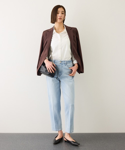 Healthy denim（ヘルシーデニム）の「【WEB・一部店舗限定】【Healthy denim(ヘルシーデニム）】CARROT denim pants/イージーケア（デニムパンツ・レディース・ネイビー/ブルー系その他6・23/24/22/25）」の8枚目の写真