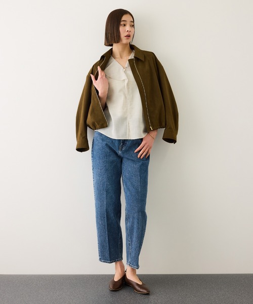 Healthy denim（ヘルシーデニム）の「【WEB・一部店舗限定】【Healthy denim(ヘルシーデニム）】CARROT denim pants/イージーケア（デニムパンツ・レディース・ネイビー/ブルー系その他6・23/24/22/25）」の10枚目の写真