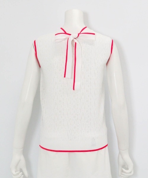 archivio(アルチビオ)の「<LADIES>前後2WAYリボンベスト(タンクトップ・レディース・ネイビー/ライトブルー/ホワイト/ライトグリーン・M/S)」の21枚目の写真