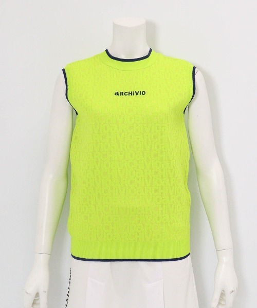 archivio(アルチビオ)の「<LADIES>前後2WAYリボンベスト(タンクトップ・レディース・ネイビー/ライトブルー/ホワイト/ライトグリーン・M/S)」の22枚目の写真