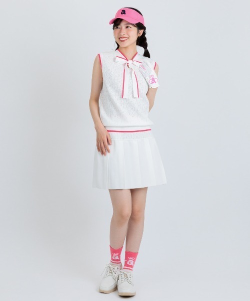 archivio(アルチビオ)の「<LADIES>前後2WAYリボンベスト(タンクトップ・レディース・ネイビー/ライトブルー/ホワイト/ライトグリーン・M/S)」の13枚目の写真