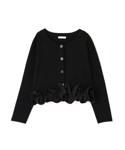 PROPORTION BODY DRESSING（プロポーションボディドレッシング）の「＜ａ＞ホイップペプラムニット / 1216179202（ニット/セーター・レディース・イエロー/ホワイト/ブラック・FREE）」の4枚目の写真