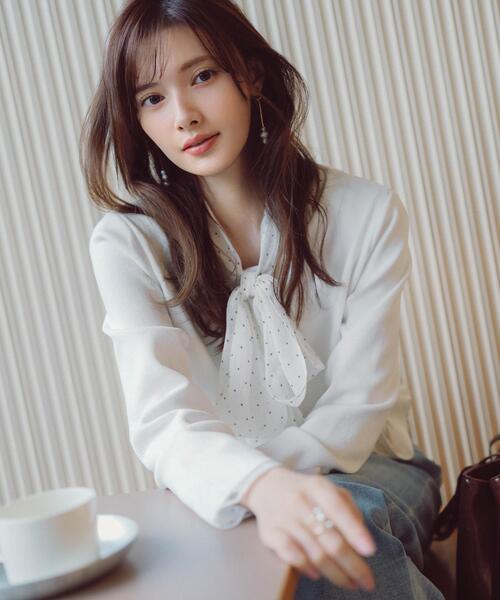 PROPORTION BODY DRESSING（プロポーションボディドレッシング）の「＜ａ＞ホイップペプラムニット / 1216179202（ニット/セーター・レディース・イエロー/ホワイト/ブラック・FREE）」の17枚目の写真