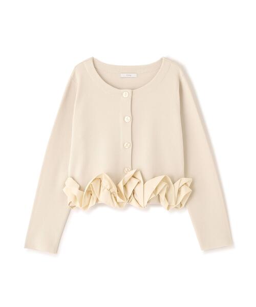 PROPORTION BODY DRESSING(プロポーションボディドレッシング)の「<a>ホイップペプラムニット / 1216179202(ニット/セーター・レディース・イエロー/ホワイト/ブラック・FREE)」の5枚目の写真