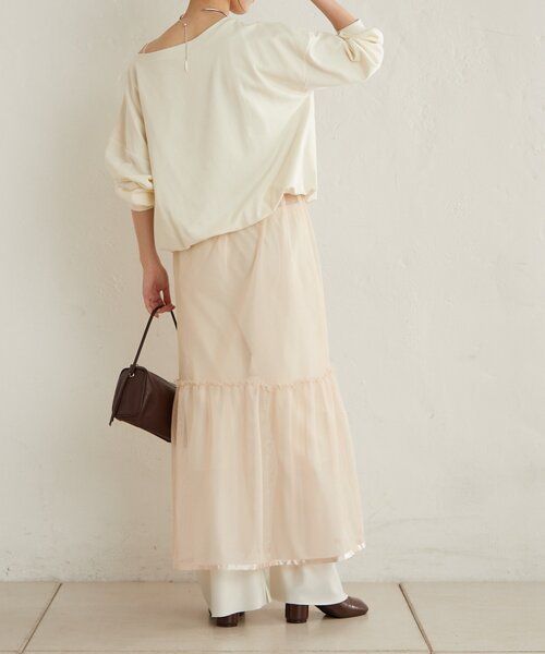 Omekashi（オメカシ）の「裏毛バルーンスウェット（スウェット・レディース・チャコールグレー/オフホワイト/ライトグレー・FREE）」の20枚目の写真