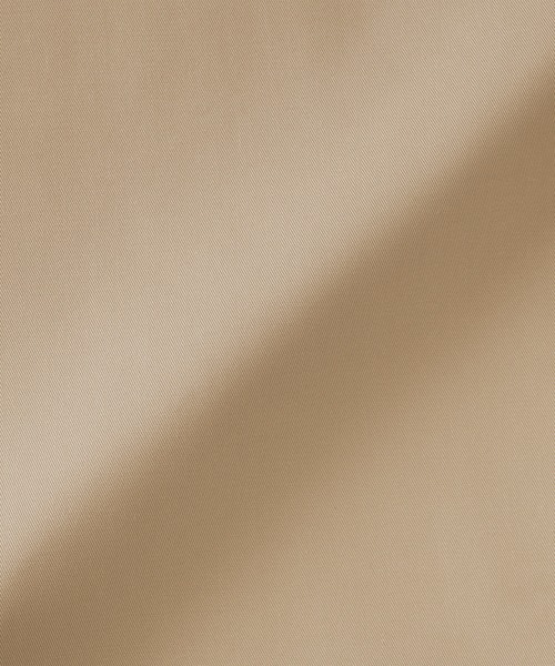 無印良品（ムジルシリョウヒン）の「婦人　撥水　コットン混　ツイル　ステンカラーハーフコート（ステンカラーコート・レディース・アイボリー/ダークネイビー/ベージュ・S/M/L/XL）」の16枚目の写真