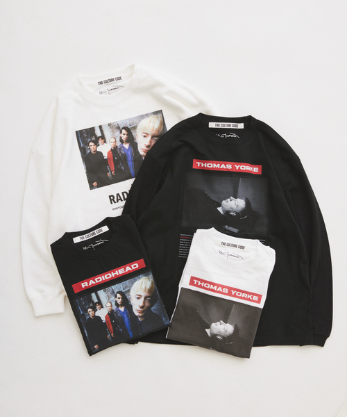JOURNAL STANDARD relume(ジャーナルスタンダード レリューム)の「【THE CULTURE CODE】レディオヘッド "Thom Yorke" by Kevin Cummins ロンT(Tシャツ/カットソー・メンズ・ブラック/ホワイト・MEDIUM/LARGE)」の17枚目の写真