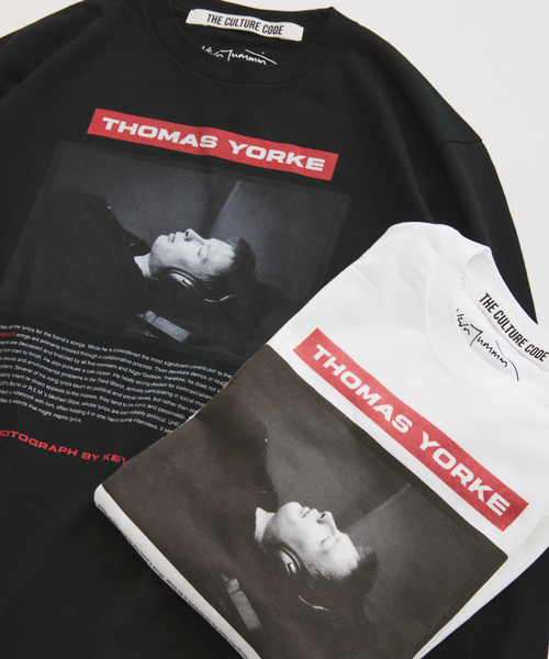 JOURNAL STANDARD relume(ジャーナルスタンダード レリューム)の「【THE CULTURE CODE】レディオヘッド "Thom Yorke" by Kevin Cummins ロンT(Tシャツ/カットソー・メンズ・ブラック/ホワイト・MEDIUM/LARGE)」の20枚目の写真
