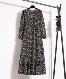 アソート花柄ロングワンピース
