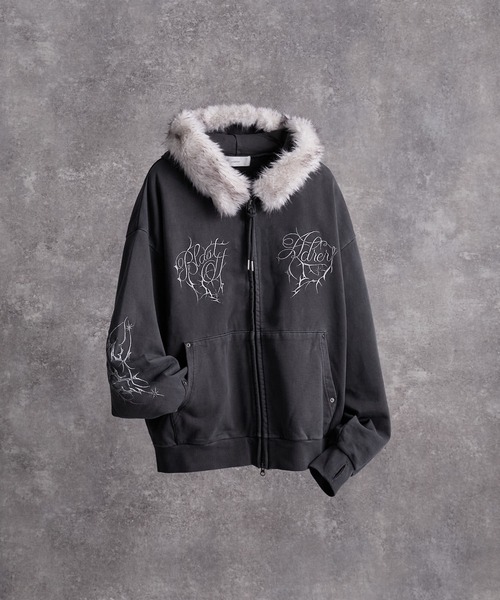 Detachable Fur Short Full-Zip Parkar / デタッチャブルファー