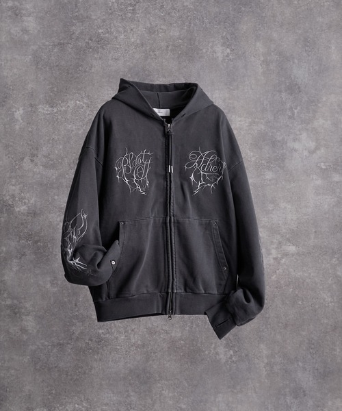 Detachable Fur Short Full-Zip Parkar / デタッチャブルファー