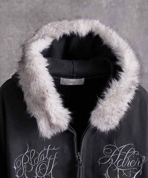 Detachable Fur Short Full-Zip Parkar / デタッチャブルファー