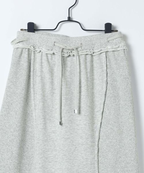 JEANASIS（ジーナシス）の「ウェーブスウェットナロースカート/654900（スカート・レディース・ピンク/チャコールグレー/グレー・FREE）」の8枚目の写真