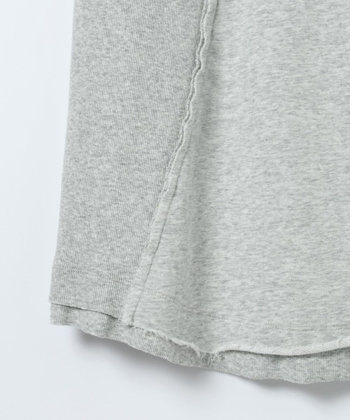 JEANASIS（ジーナシス）の「ウェーブスウェットナロースカート/654900（スカート・レディース・ピンク/チャコールグレー/グレー・FREE）」の9枚目の写真