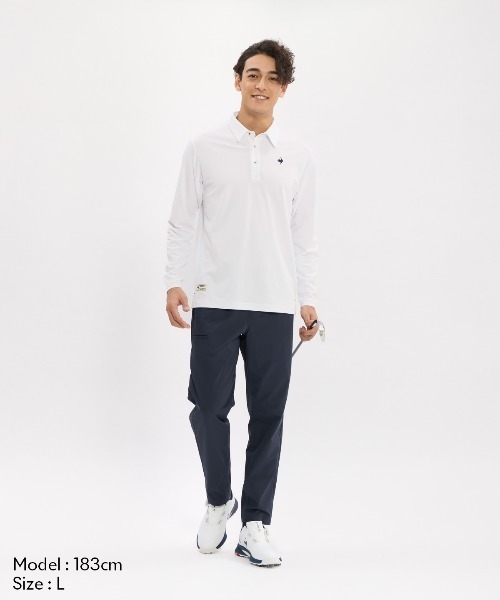le coq sportif GOLF(ルコックスポルティフゴルフ)の「【DAILY】ベーシック長袖ボタンダウンシャツ(シャツ/ブラウス・メンズ・ホワイト/グレー/ネイビー・M/L/XL/3L)」の20枚目の写真