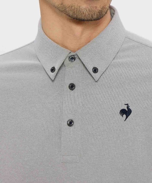 le coq sportif GOLF(ルコックスポルティフゴルフ)の「【DAILY】ベーシック長袖ボタンダウンシャツ(シャツ/ブラウス・メンズ・ホワイト/グレー/ネイビー・M/L/XL/3L)」の7枚目の写真