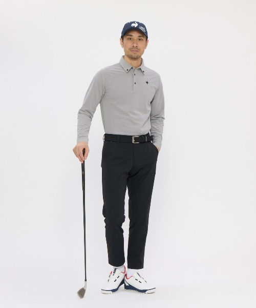 le coq sportif GOLF(ルコックスポルティフゴルフ)の「【DAILY】ベーシック長袖ボタンダウンシャツ(シャツ/ブラウス・メンズ・ホワイト/グレー/ネイビー・M/L/XL/3L)」の9枚目の写真