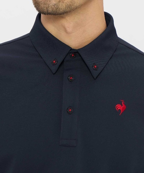 le coq sportif GOLF(ルコックスポルティフゴルフ)の「【DAILY】ベーシック長袖ボタンダウンシャツ(シャツ/ブラウス・メンズ・ホワイト/グレー/ネイビー・M/L/XL/3L)」の14枚目の写真