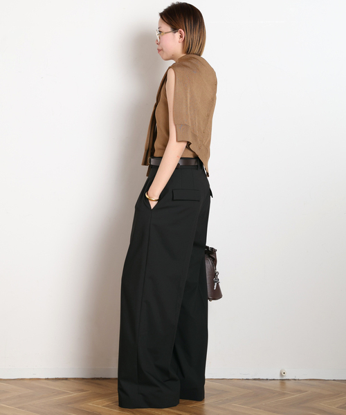 AP STUDIO（エーピーストゥディオ）の「Demure カーディガン（ニット/セーター・レディース・ベージュ/キャメル/ブラック・FREE）」の17枚目の写真