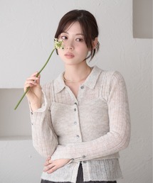 raffime（ラフィミー）の「シアーポロニット＋ビスチェSET（アンサンブル）」