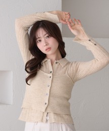 raffime（ラフィミー）の「シアーポロニット＋ビスチェSET（アンサンブル）」