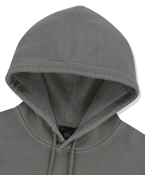 BROWNBREATH（ブラウンブレス）の「W PATCH CROP HOODIE - GREY（パーカー・レディース・その他・SMALL/MEDIUM）」の3枚目の写真