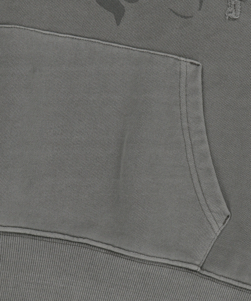 BROWNBREATH（ブラウンブレス）の「W PATCH CROP HOODIE - GREY（パーカー・レディース・その他・SMALL/MEDIUM）」の6枚目の写真
