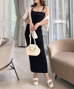 Knuth Marf/クヌースマーフ】2way chiffon docking one piece/2way