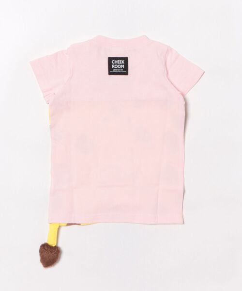CHEEK ROOM（チークルーム）の「チークルーム きりん Tシャツ（Tシャツ/カットソー・キッズ・オフホワイト/ピンク/レッド・90cm/100cm/110cm/120cm/130cm）」の4枚目の写真