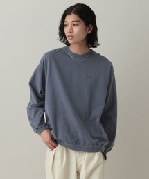 RAGEBLUE | Pigment Mini Stitch Sweat/ピグメント加工ミニ刺繍スウェット(スウェット)
