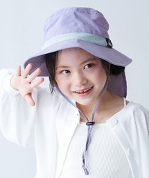 devirock（デビロック）の「保冷剤が入る日よけガード付き 親子で使える 撥水 UVカットフェスハット(水陸両用)（ハット）」