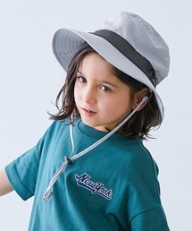 devirock | 保冷剤が入る日よけガード付き 親子で使える 撥水 UVカットフェスハット(水陸両用)(ハット)