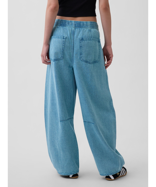 GAP（ギャップ）の「ミッドライズ ウルトラソフト イージーウエスト ホースシューデニム（デニムパンツ・レディース・ブルー・L/M/S/XS/XXS）」の12枚目の写真