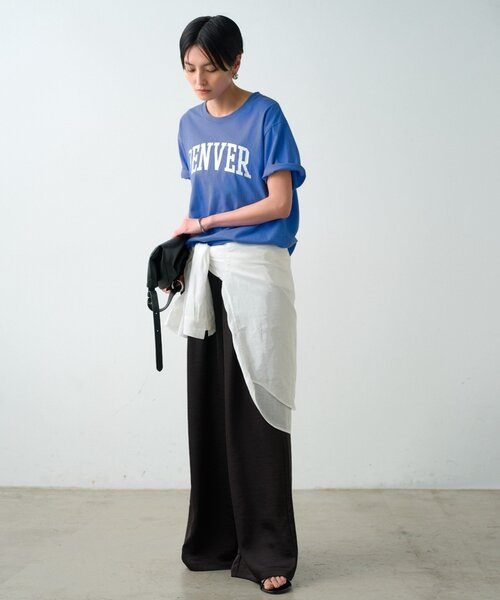 LOUNGEDRESS(ラウンジドレス)の「カラーロゴTシャツ(Tシャツ/カットソー・レディース・ブルー/イエロー/レッド・FREE)」の20枚目の写真
