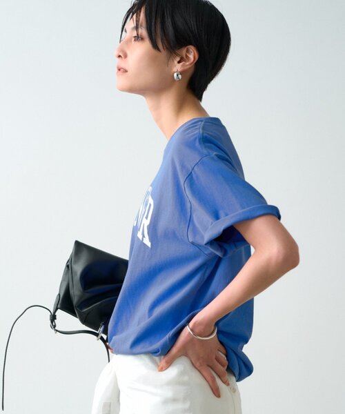 LOUNGEDRESS(ラウンジドレス)の「カラーロゴTシャツ(Tシャツ/カットソー・レディース・ブルー/イエロー/レッド・FREE)」の14枚目の写真