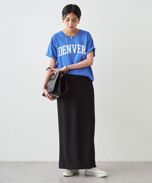 LOUNGEDRESS(ラウンジドレス)の「カラーロゴTシャツ(Tシャツ/カットソー・レディース・ブルー/イエロー/レッド・FREE)」の10枚目の写真